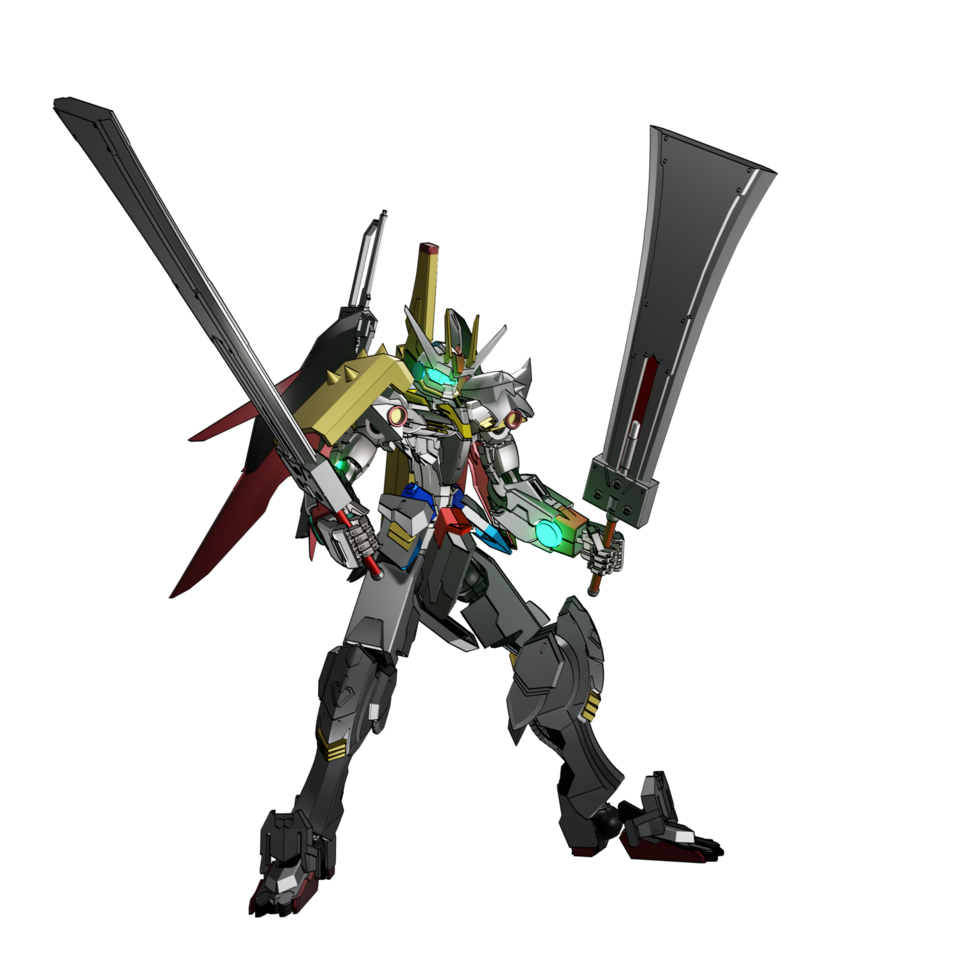 Mecha zum Angriff bereit png