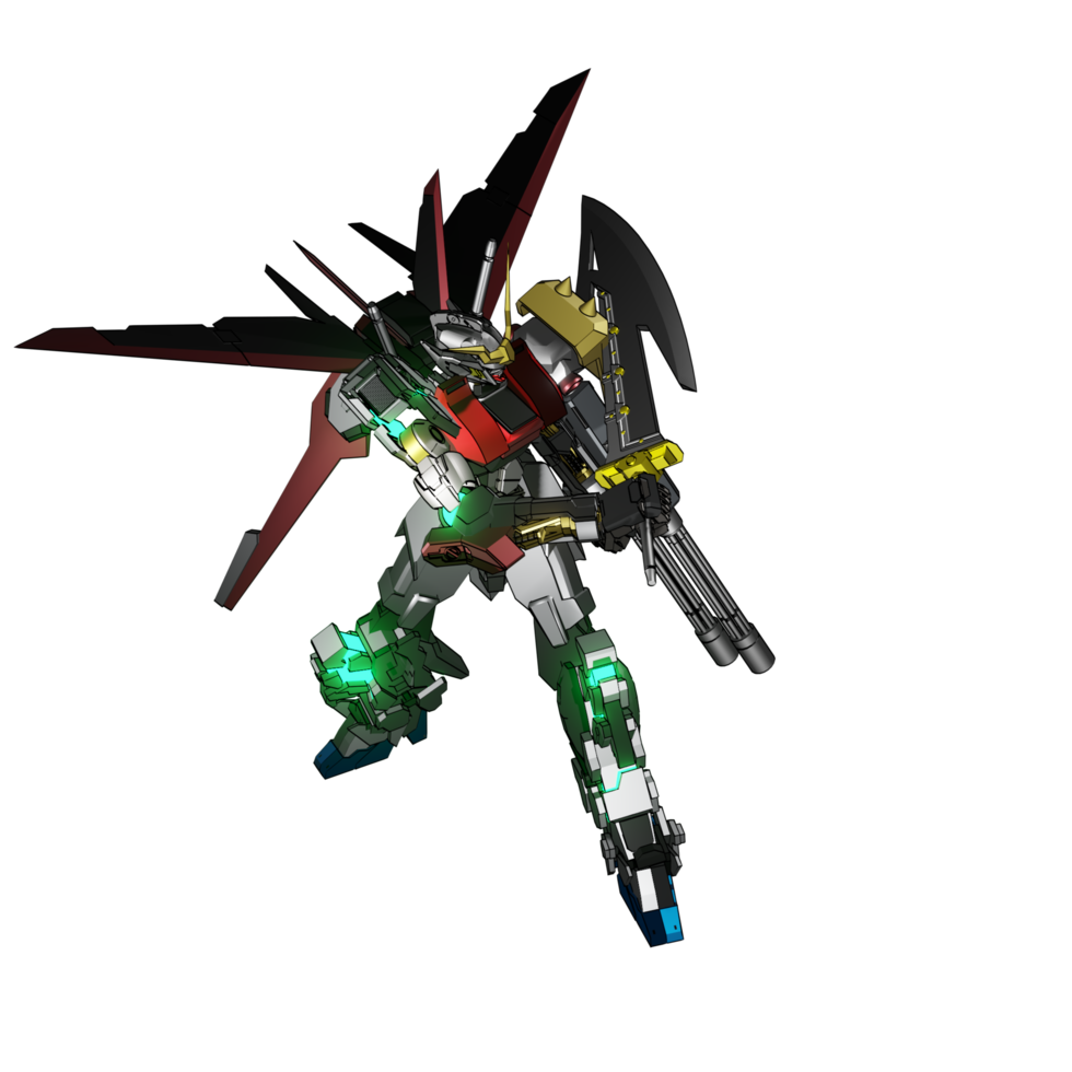 Mecha-Angriffspose png