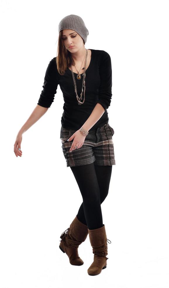 young woman dancing photo