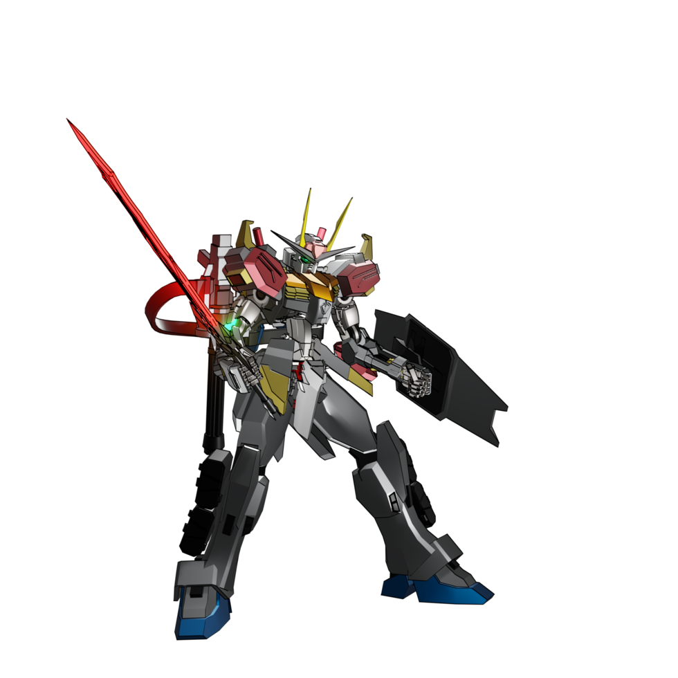 mecha listo para atacar png