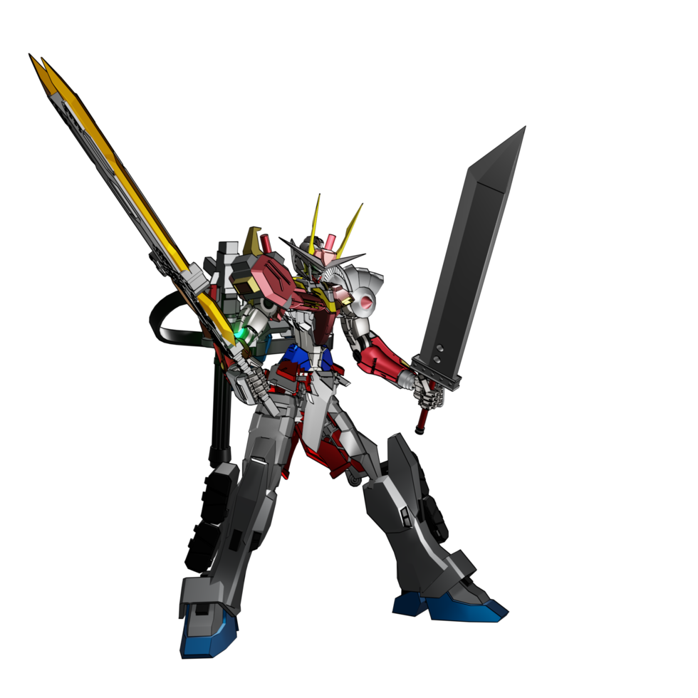 mecha attacco posa png