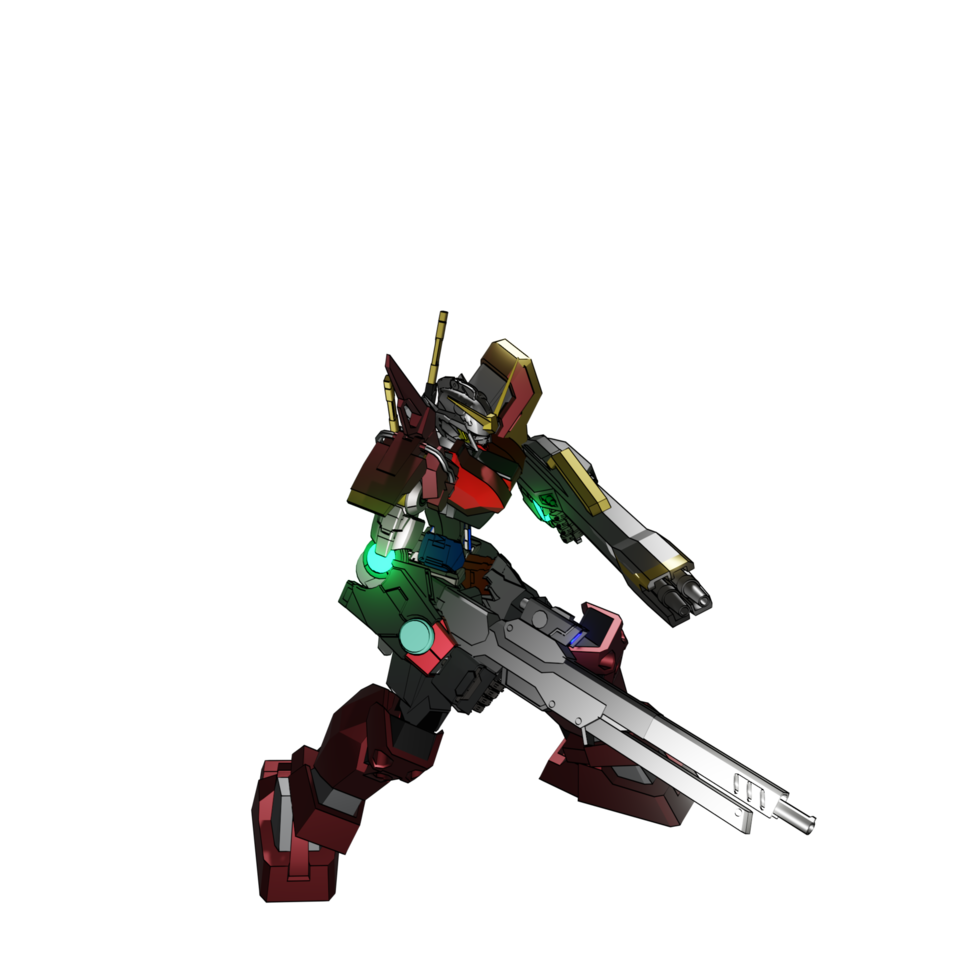 Mecha zum Angriff bereit png