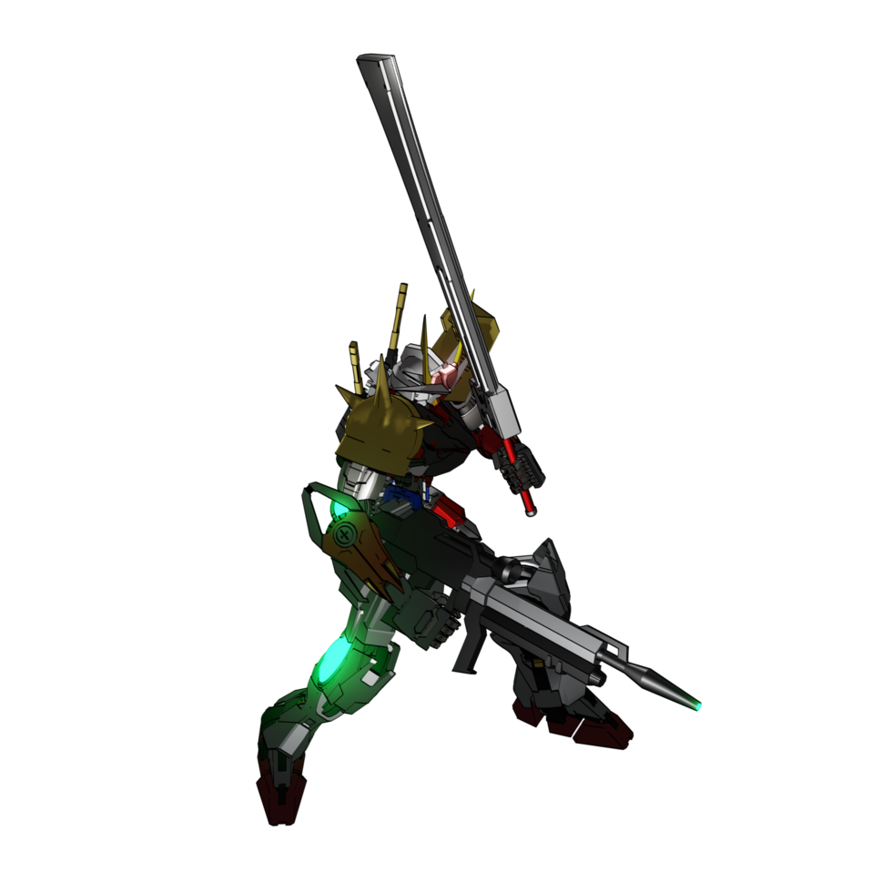 Mecha-Angriffspose png