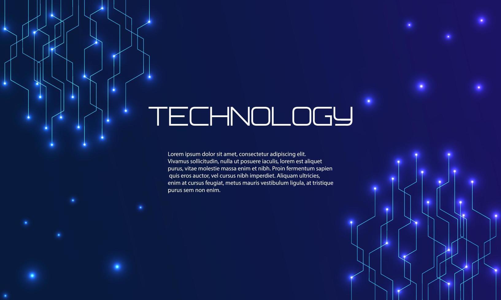 High tech technology geometric and connection system background with digital data abstract vector