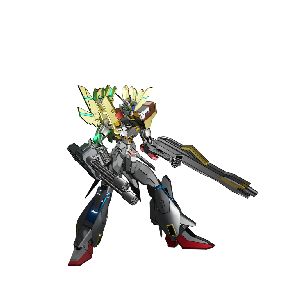 Robot attack pose png