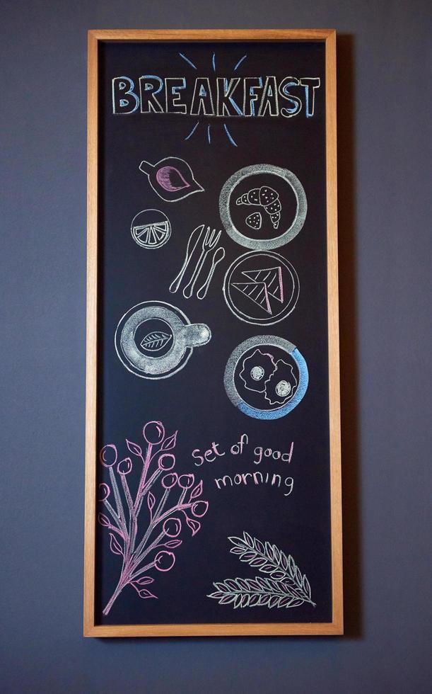 chalkboard drawing view photo