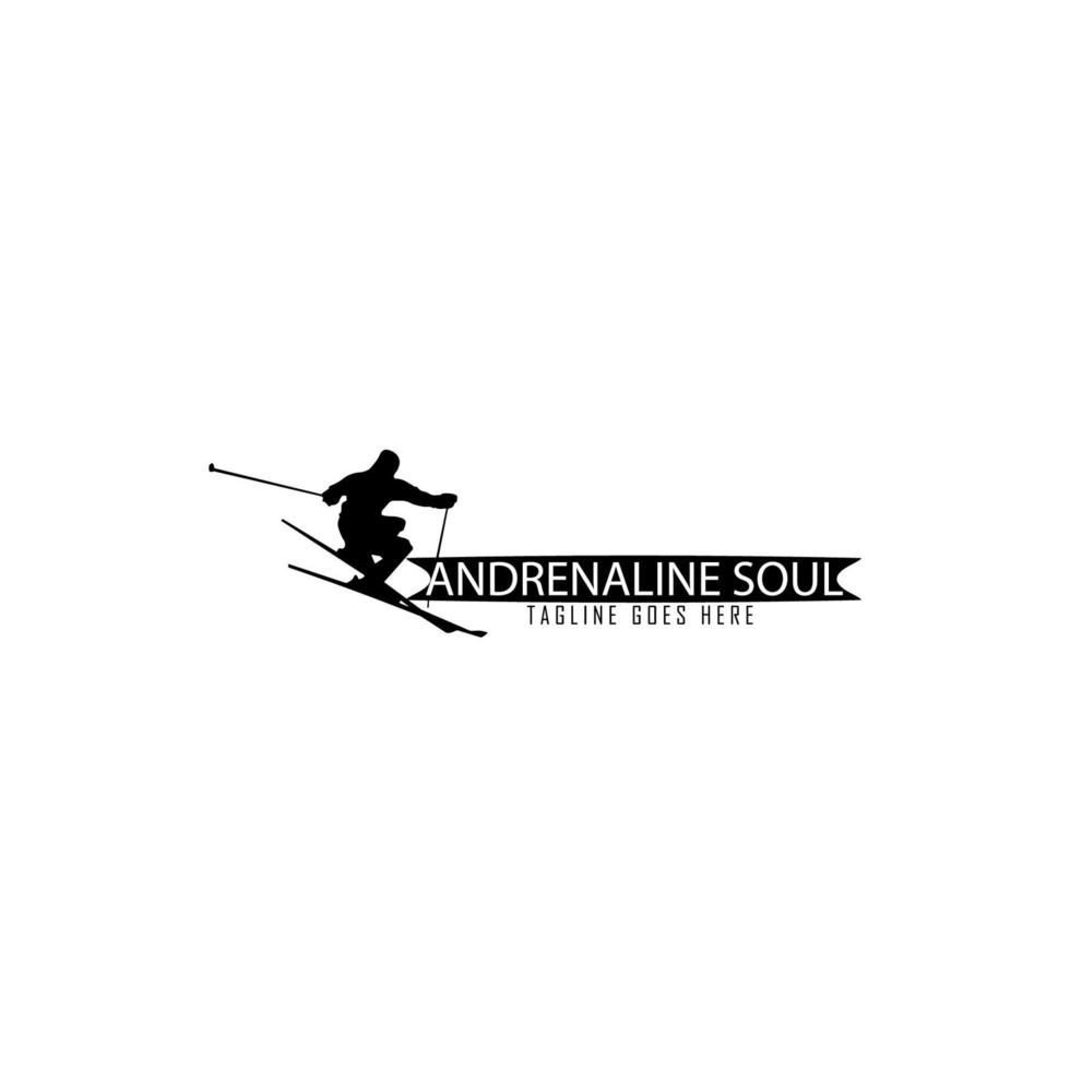 logotipo de alma de adrenalina vector
