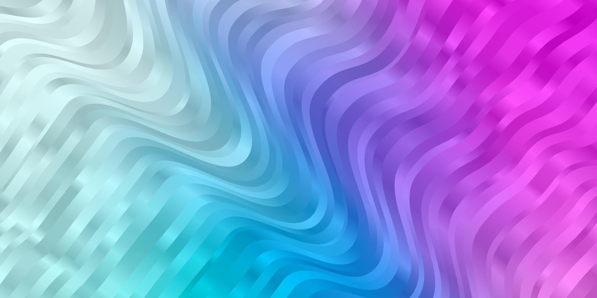 Light Pink, Blue vector texture with curves.