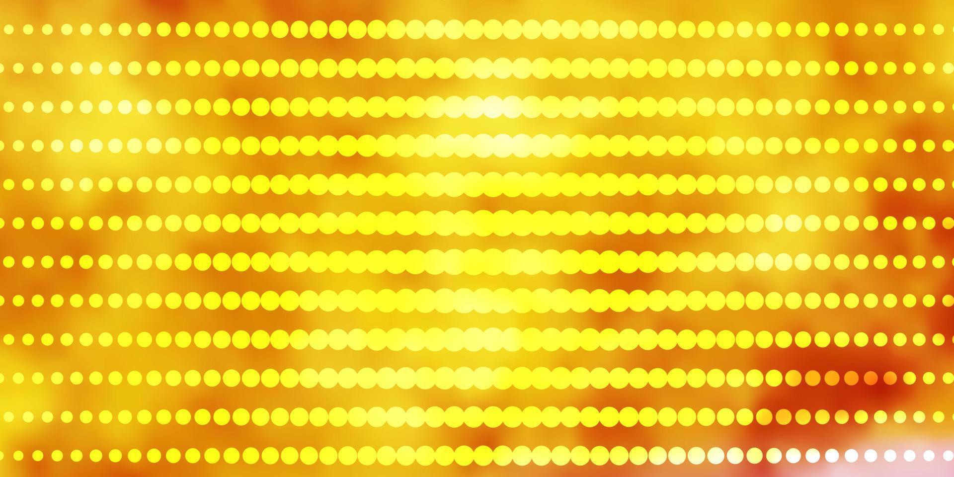 Light Pink, Yellow vector layout with circles.