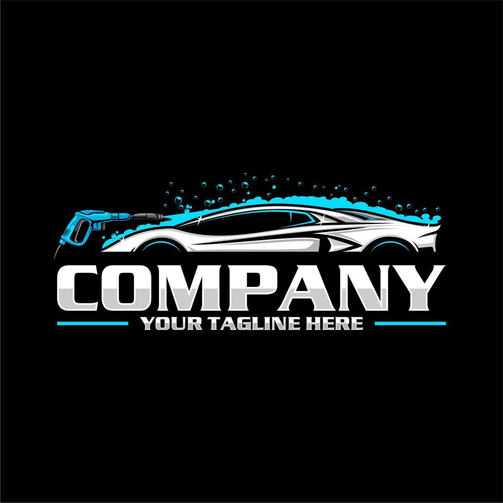 detailing car wash logo vector