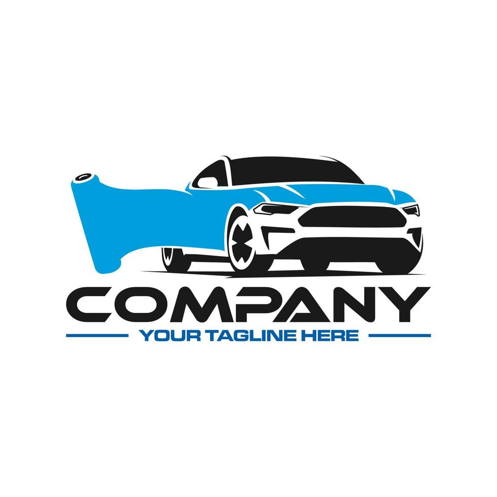 logotipo de pintura automática logotipo de pintura de automóviles vector