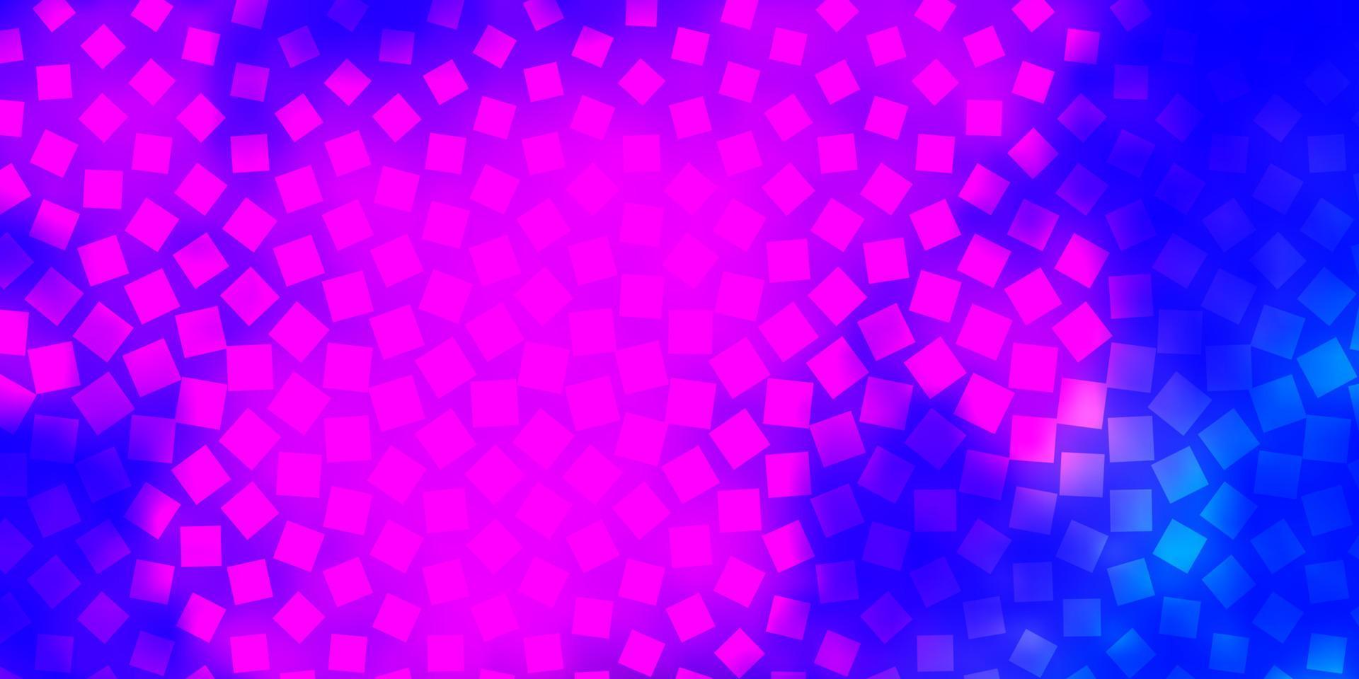 Dark Pink, Blue vector backdrop with rectangles.