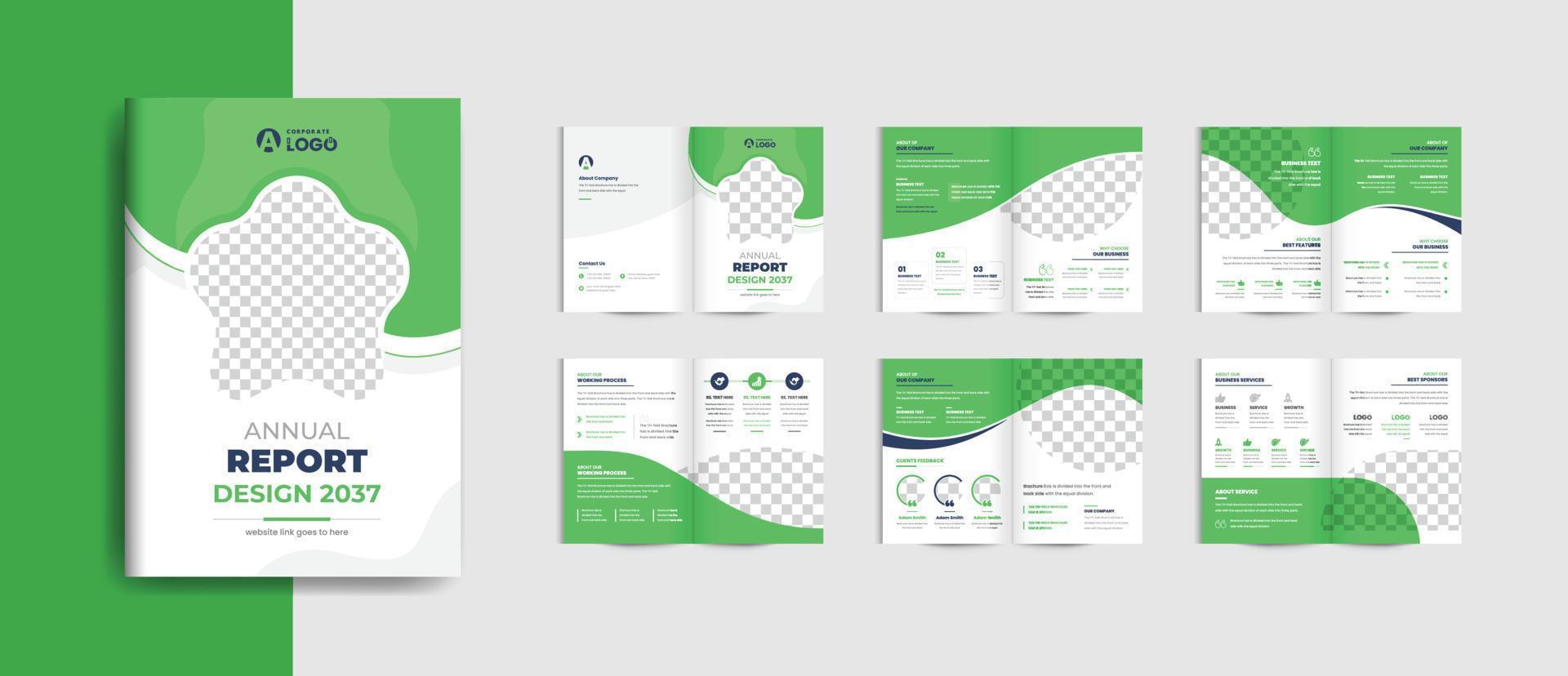 business brochure design vector