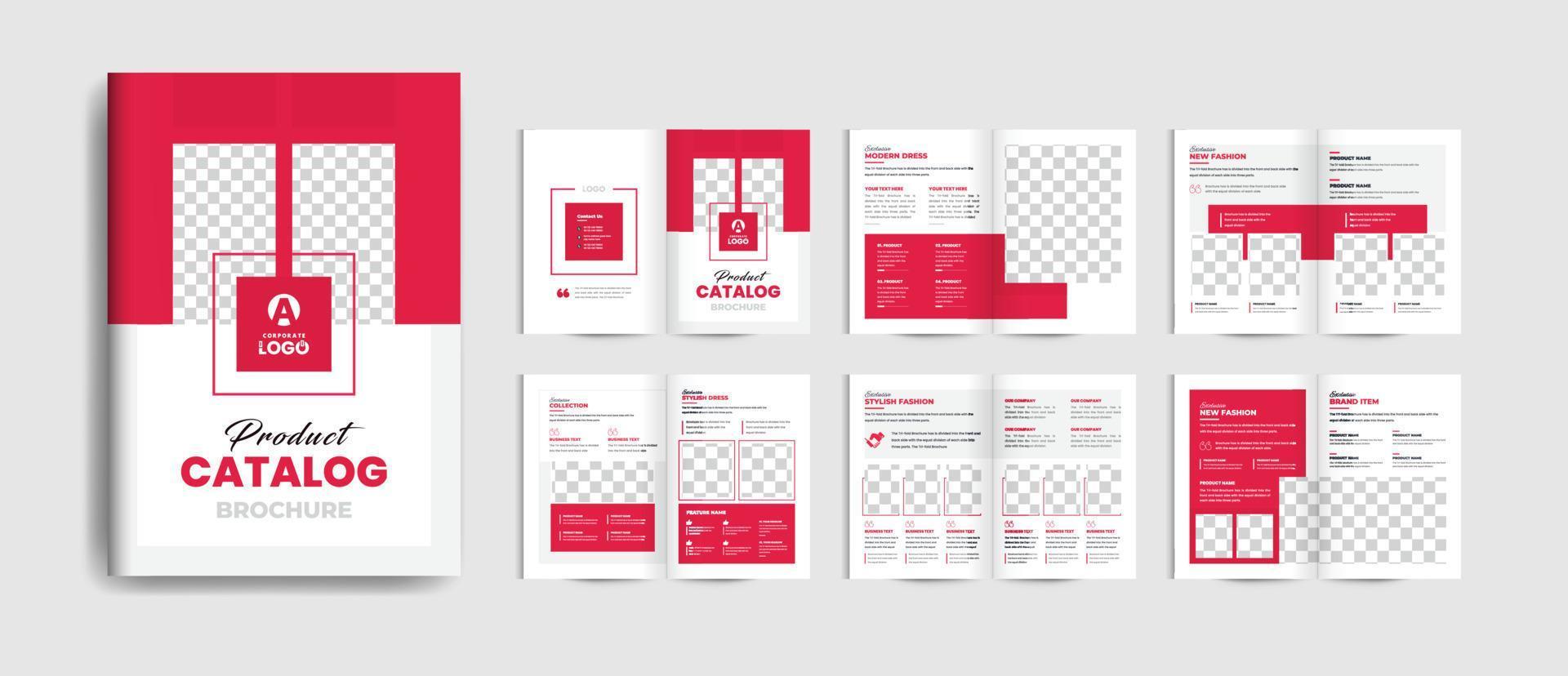 product cataogue or catalog design vector