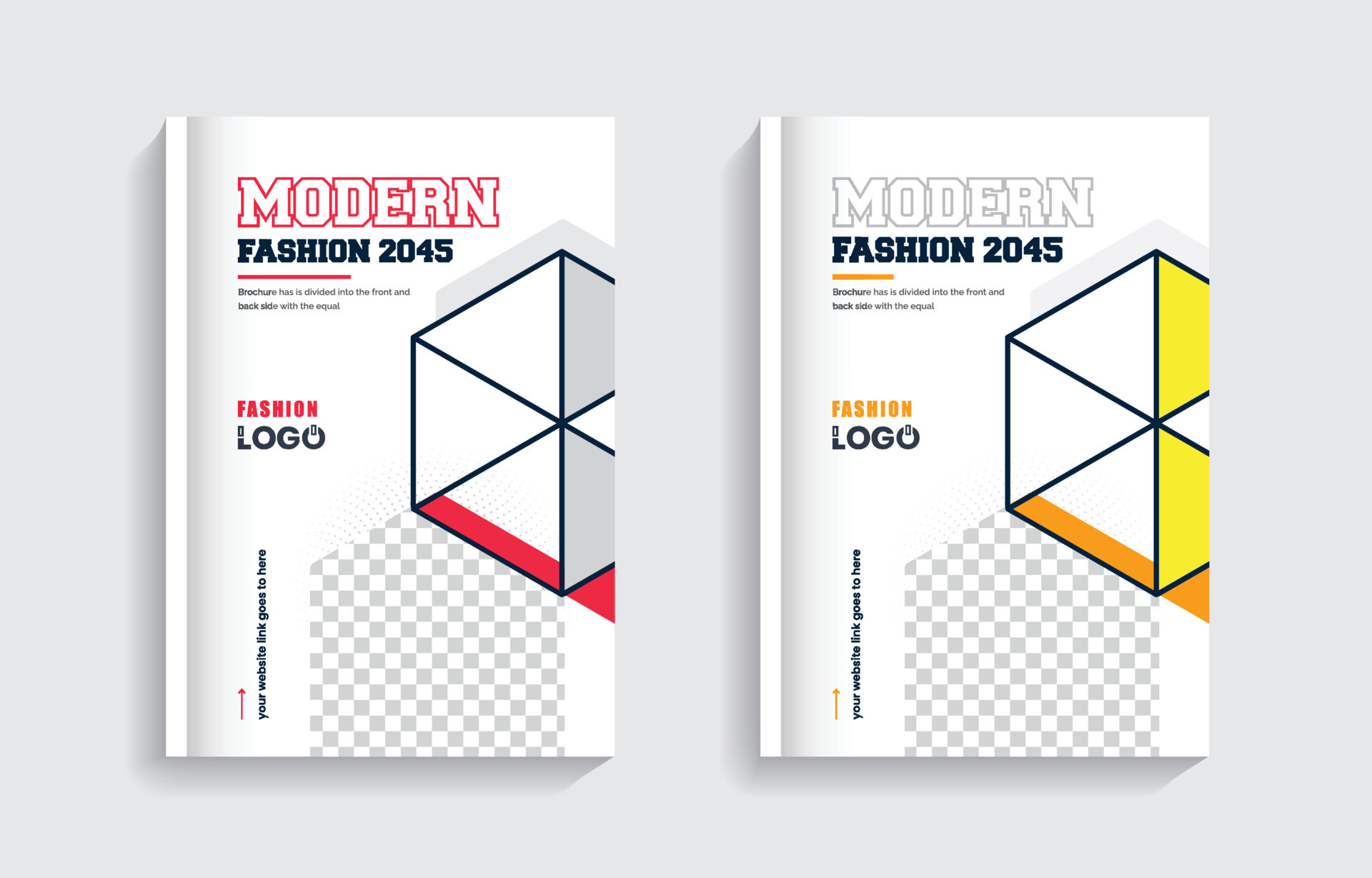 fashion brochure cover design template 12506530 Vector Art at Vecteezy