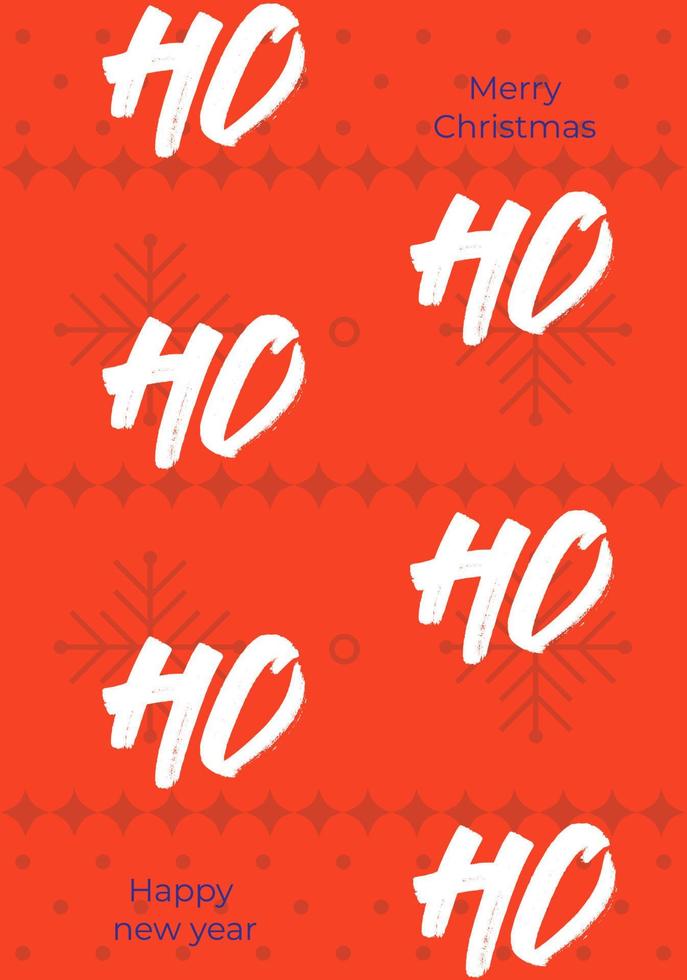 Merry Christmas and Happy New Year, greeting cards, posters, holiday covers. Minimalist style design templates for the Internet, social networks, print vector