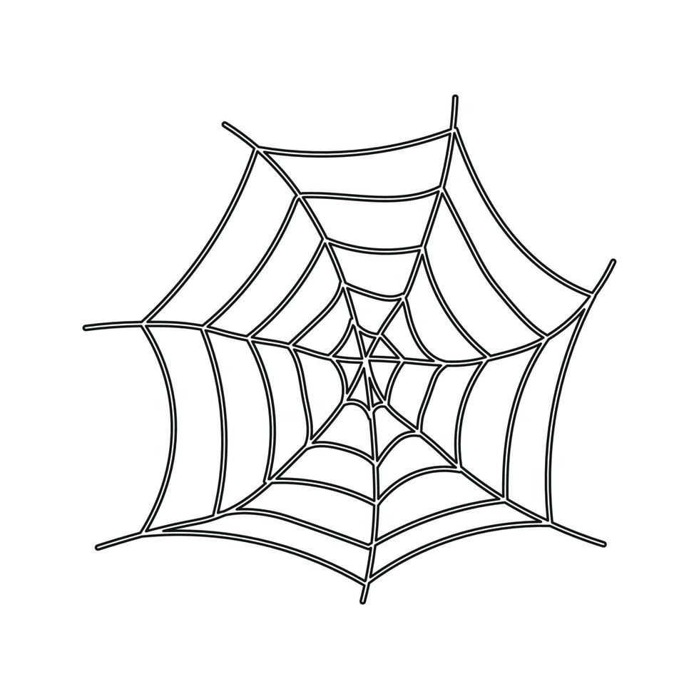 tela de araña abstracta para el diseño de fondo web. textura grunge. vector