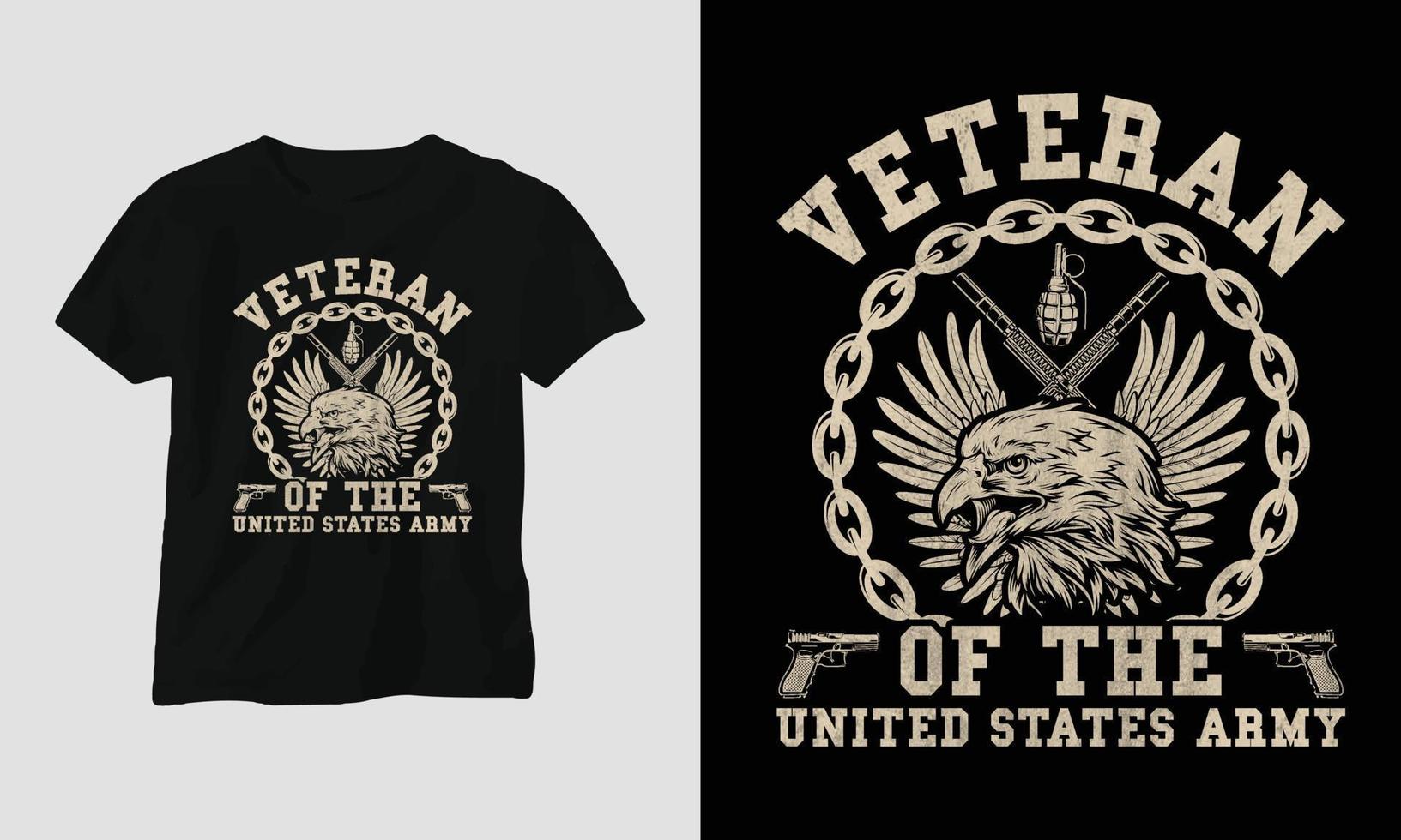 Veterans Day T-shirt Design Template vector