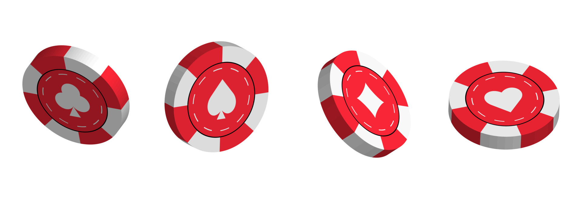 Vector casino chips falling from the sky. Casino chips. Chthdjys chips