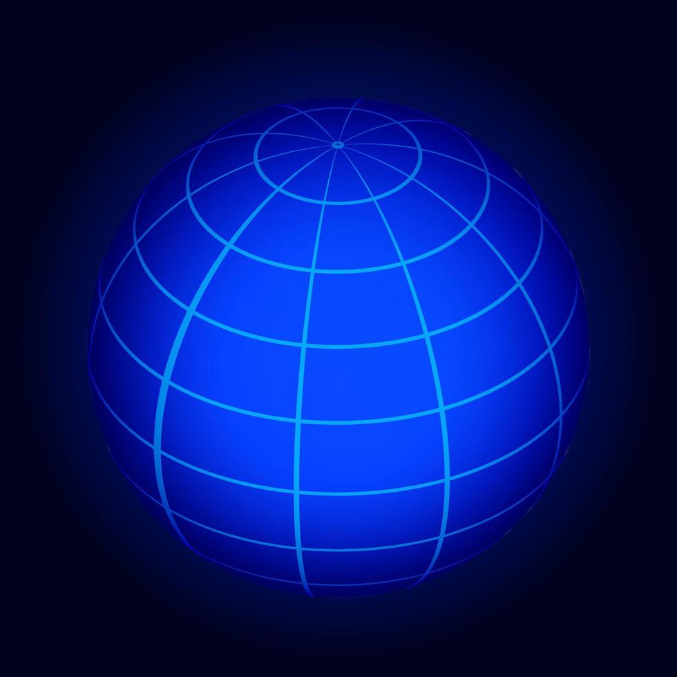 Fondo digital de esfera de tecnología. ilustración de vector de tecnología de nube. Ilustración de vector de escudo de esfera.
