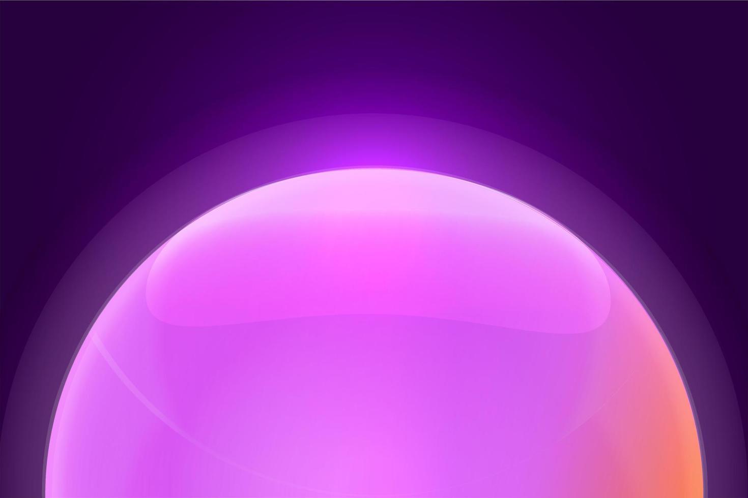 future 3d shield sphere of protection. Dark purple layer vector