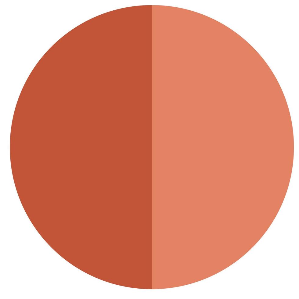 Vector circle icon in retro groove style
