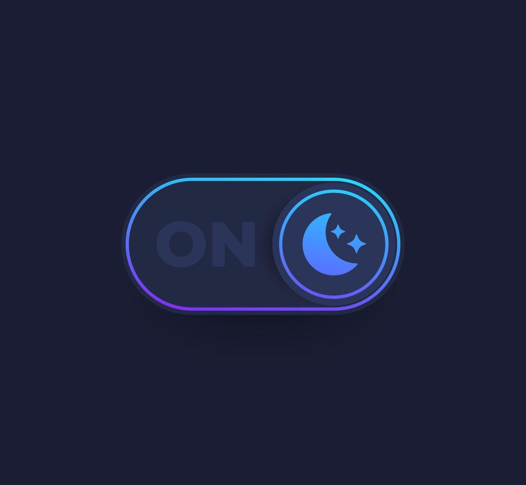 dark mode toggle button, vector