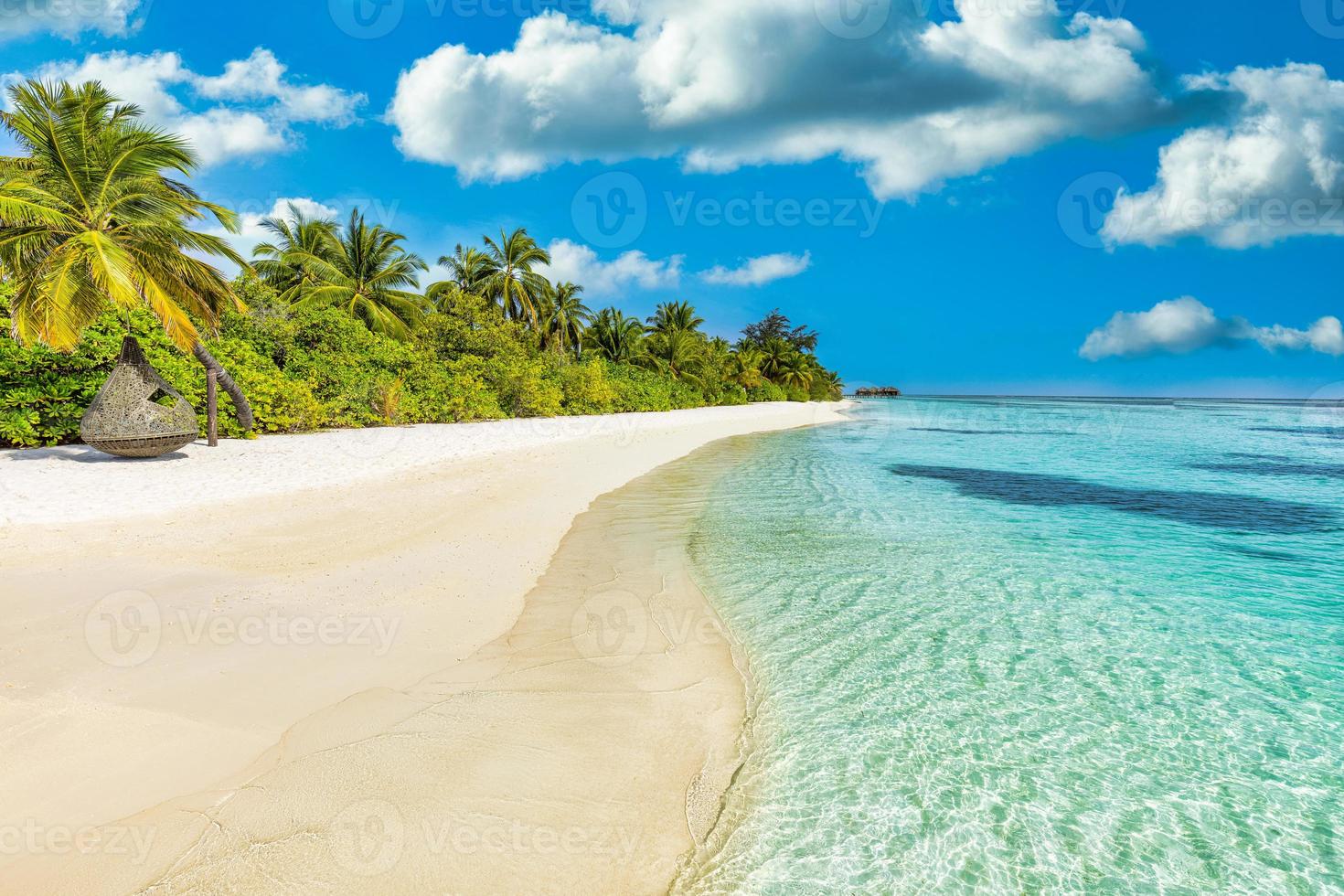 playa de la isla paraíso. paisaje tropical de verano escénico, cielo de  arena de mar con