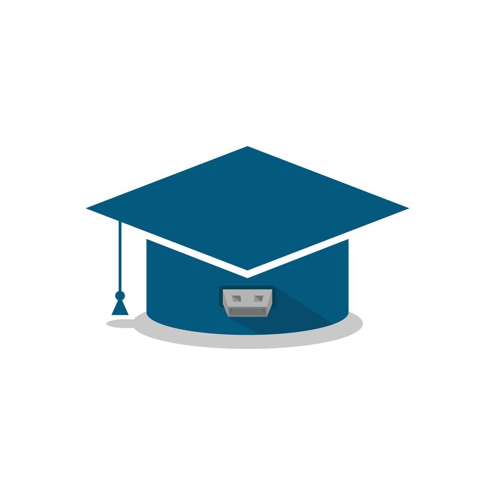online education logo design vector