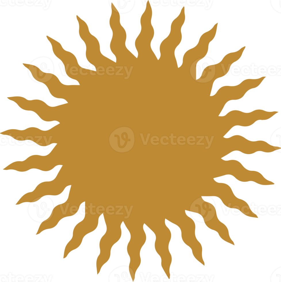 Sun Logo Icon Design Element png