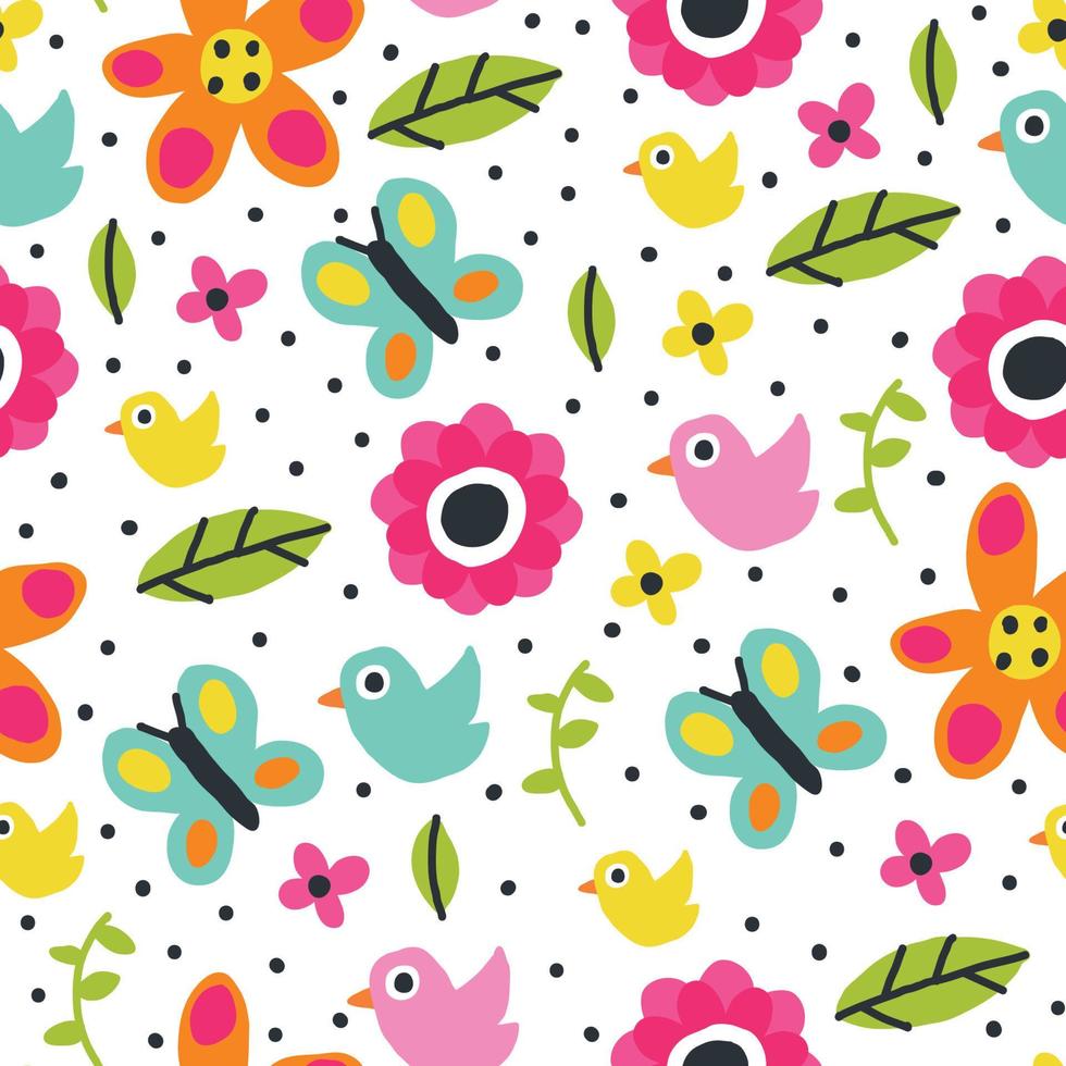 Colorful Floral Pattern vector