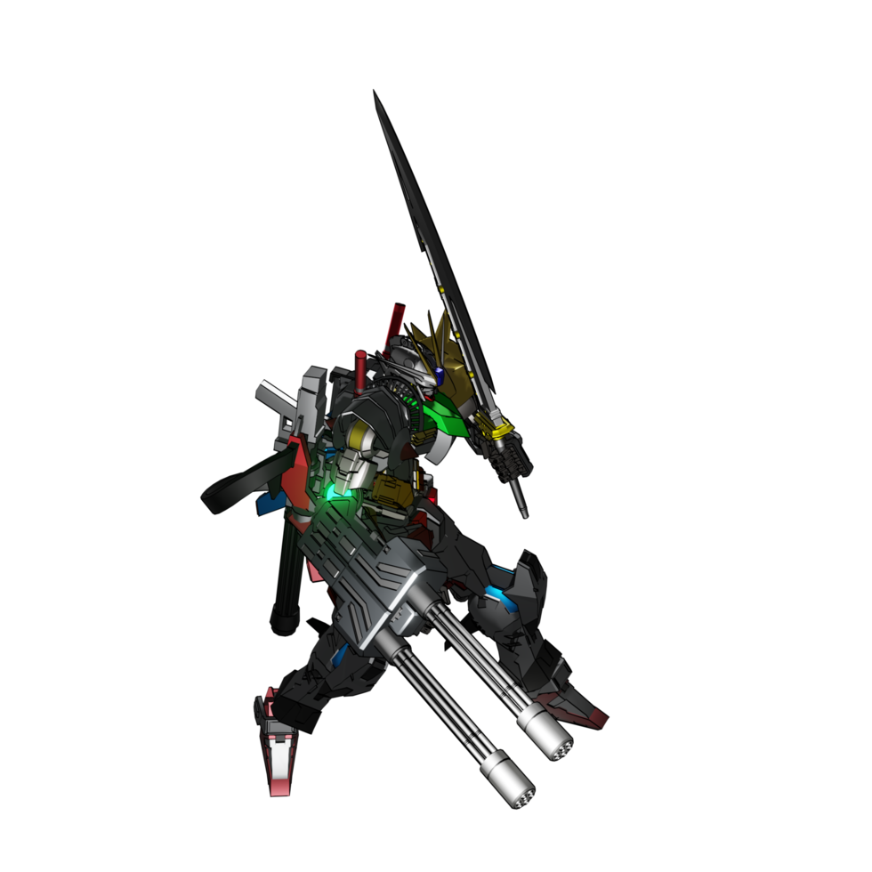 Mecha-Angriffspose png