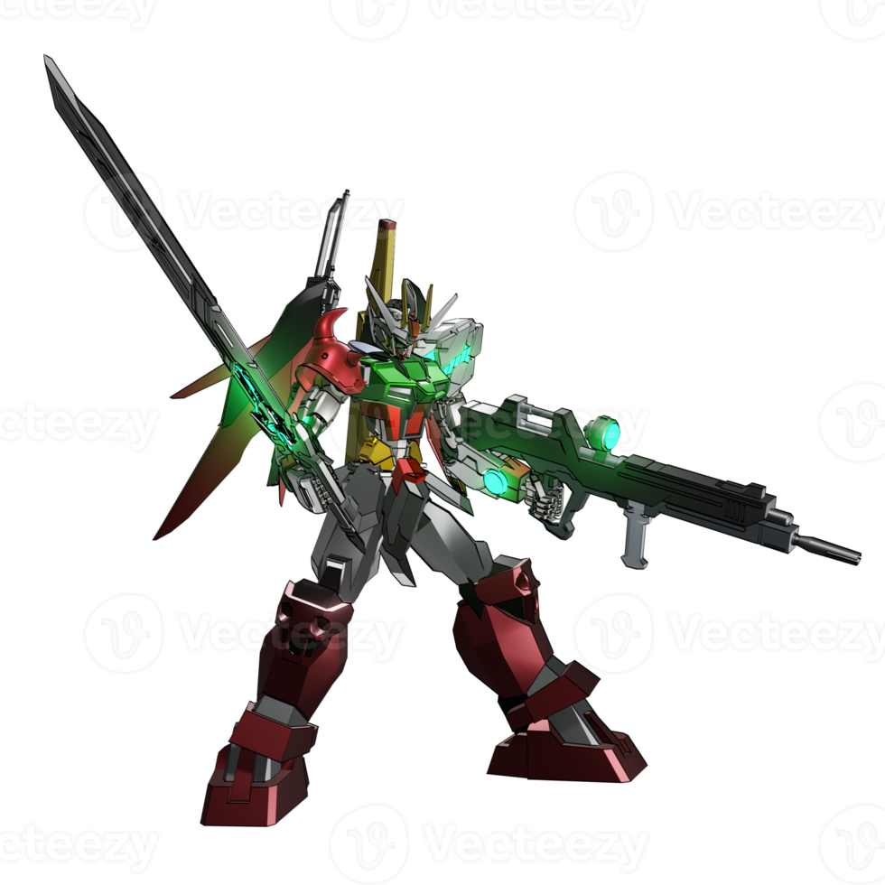 attaque de type mecha png