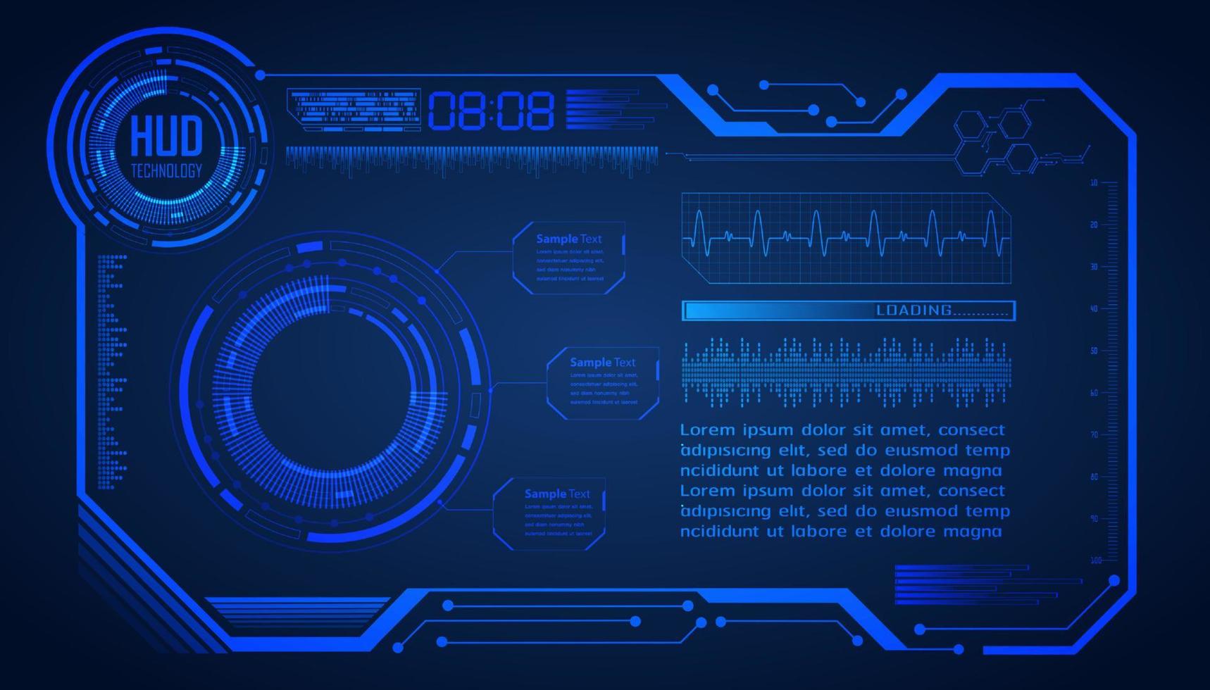 Modern Technology Background vector