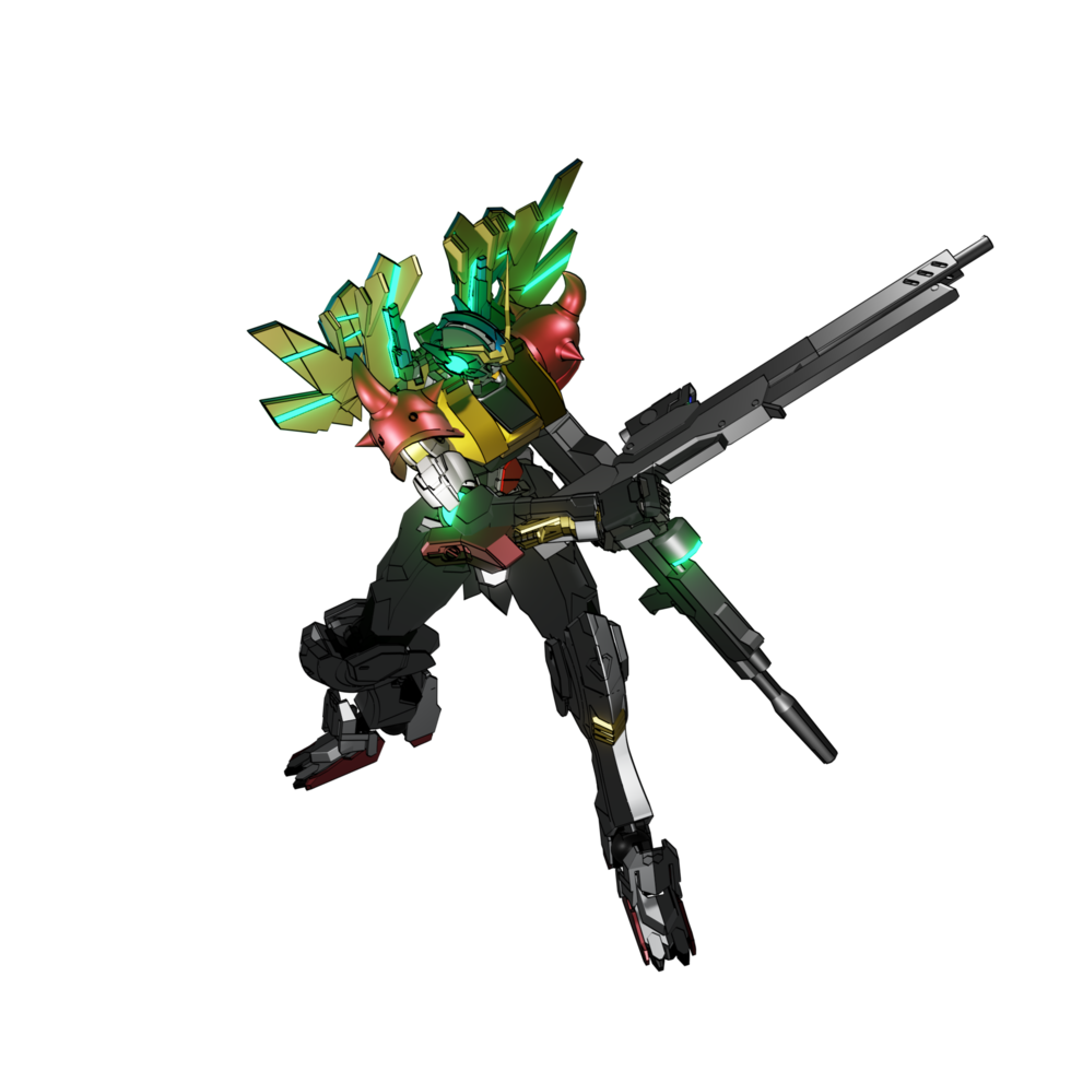 Mecha ready to attack png