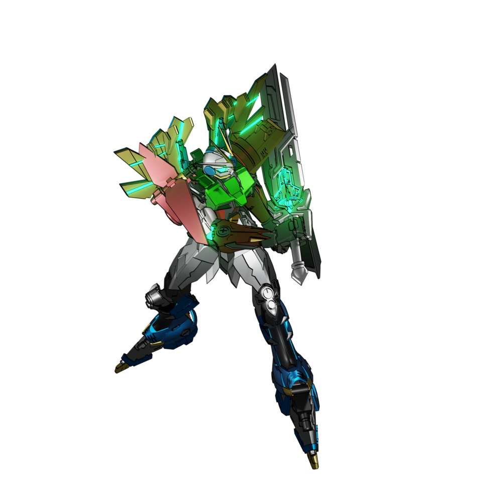 attaque de type mecha png