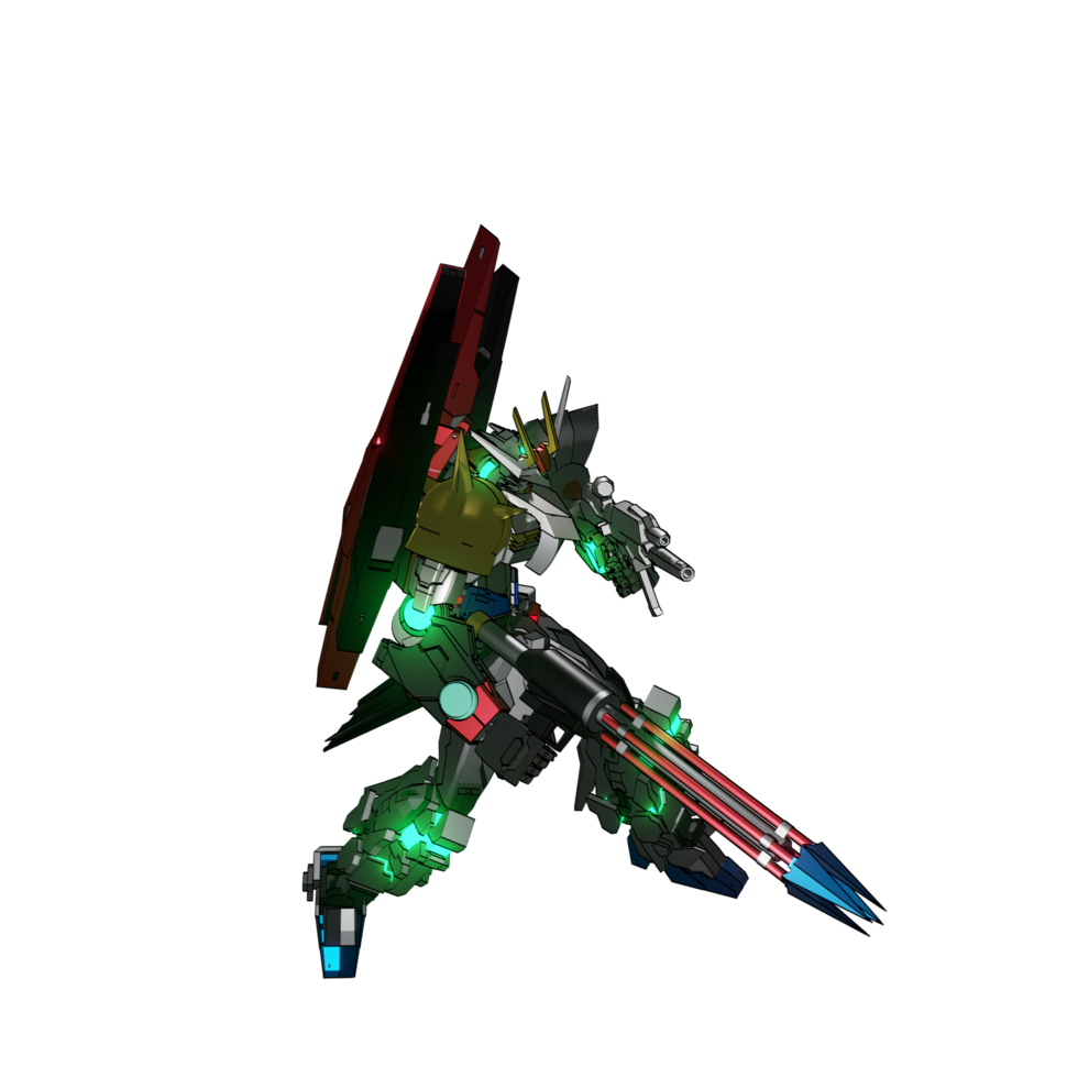 mecha listo para atacar png