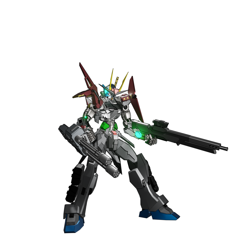 mecha listo para atacar png