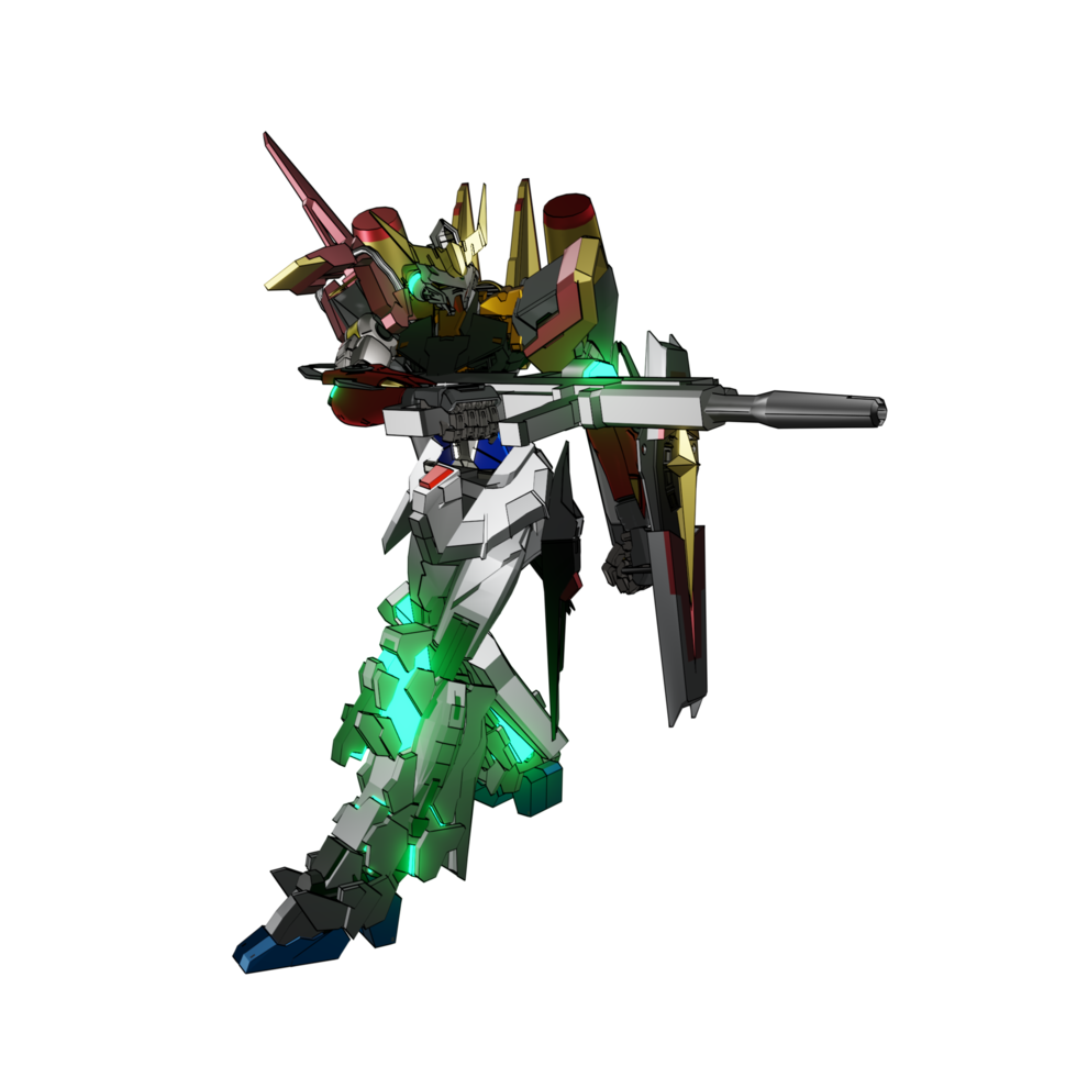 mecha listo para atacar png