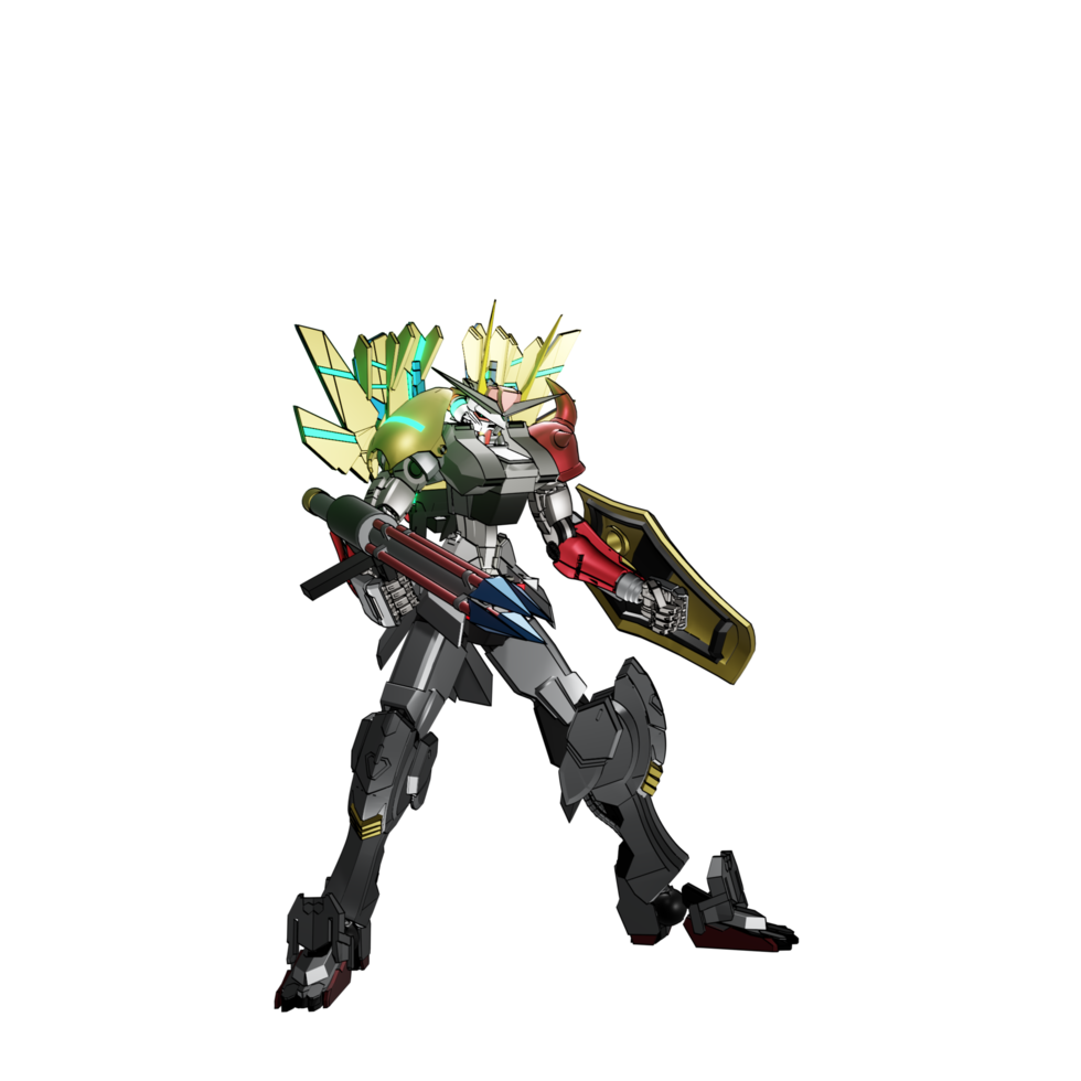 Mecha-Angriffspose png