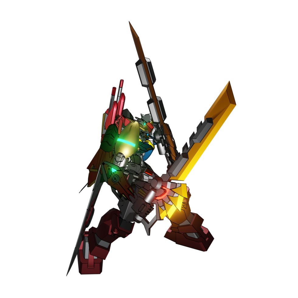 mecha listo para atacar png