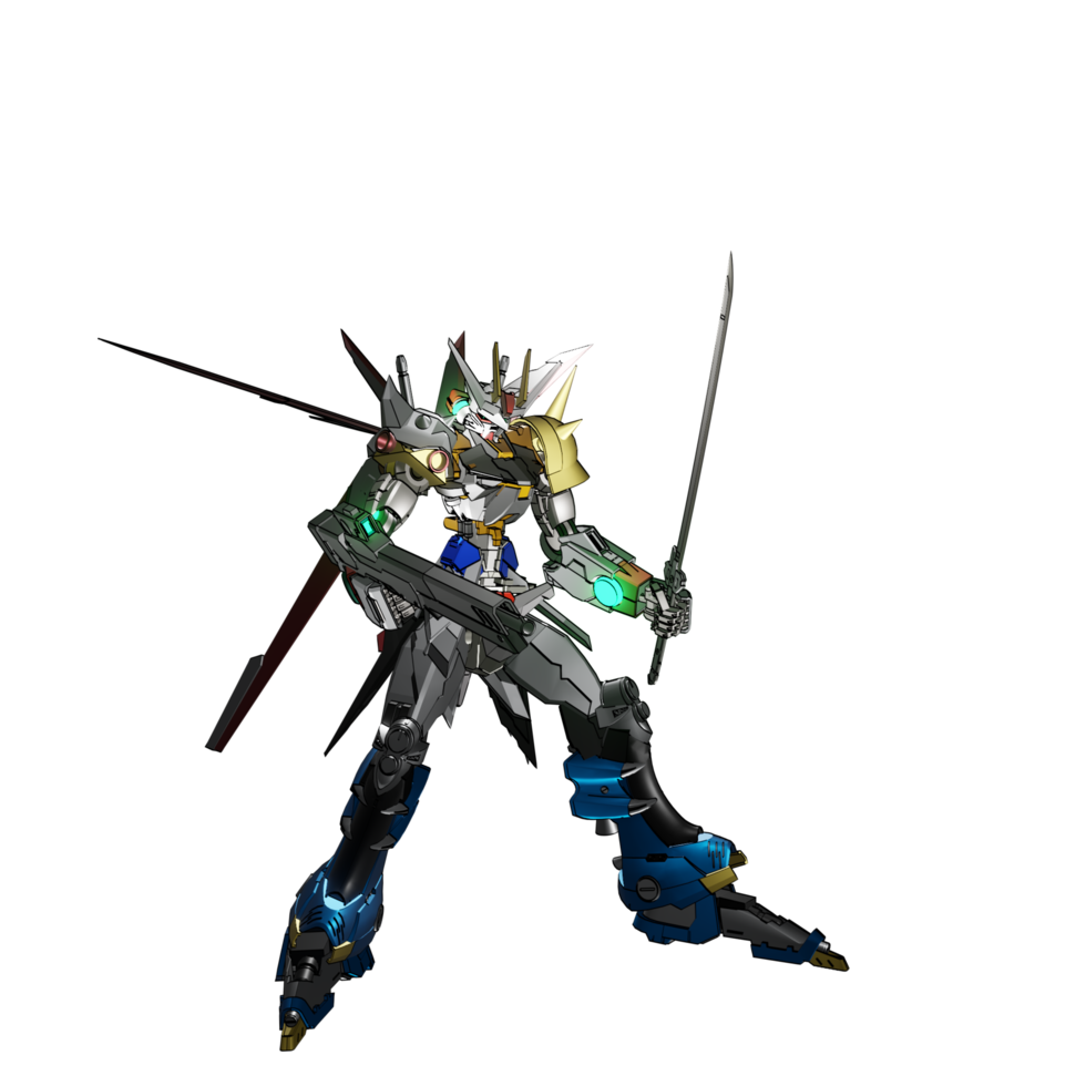 Mecha zum Angriff bereit png