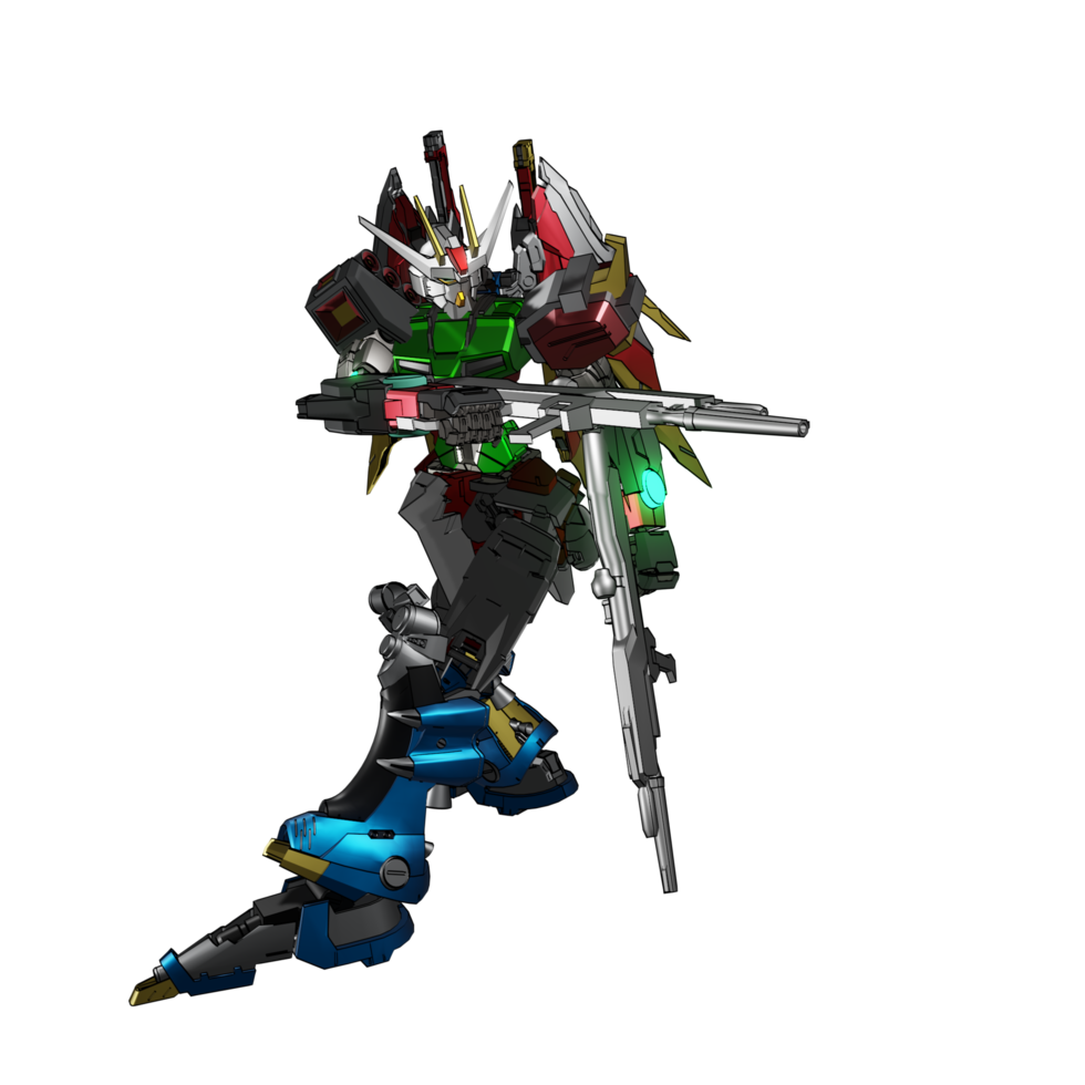 Mecha-Angriffspose png