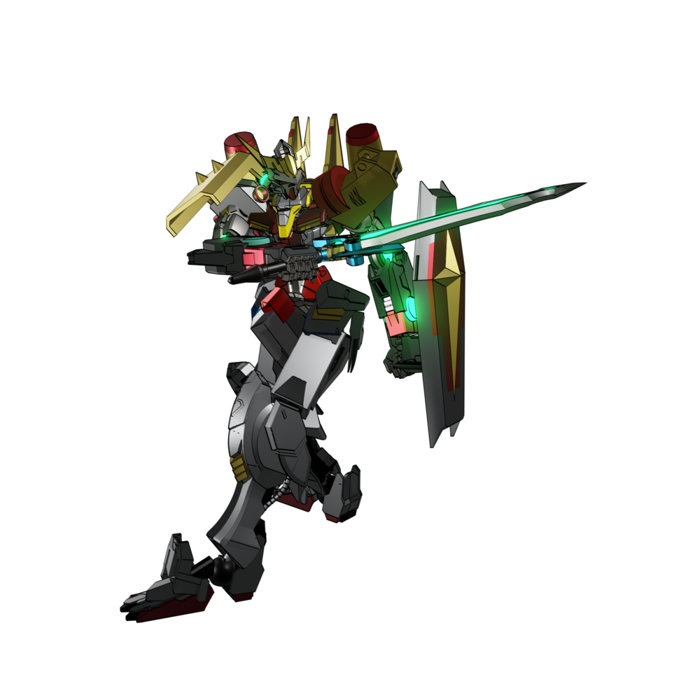 Mecha ready to attack png