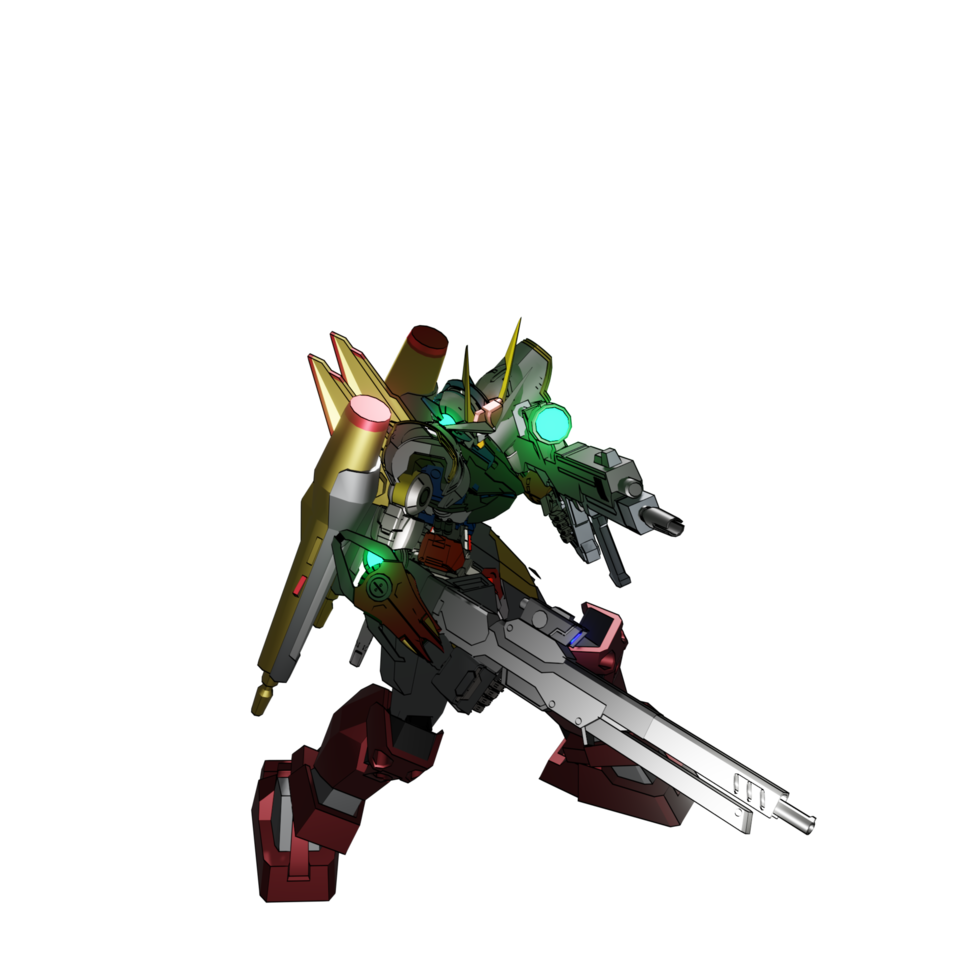 Mecha prêt à attaquer png