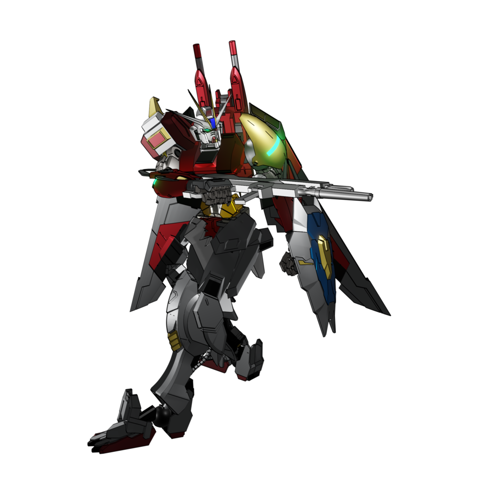 mecha redo till ge sig på png