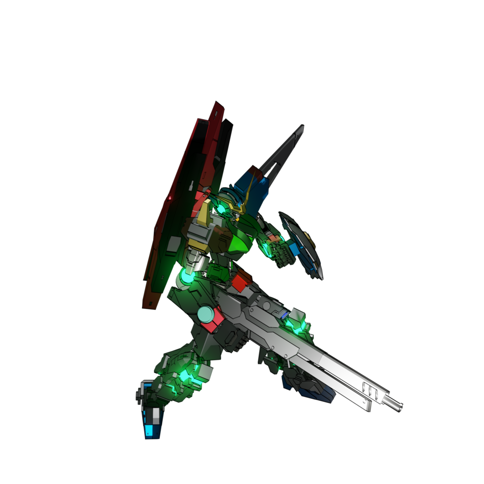 mecha attacco posa png