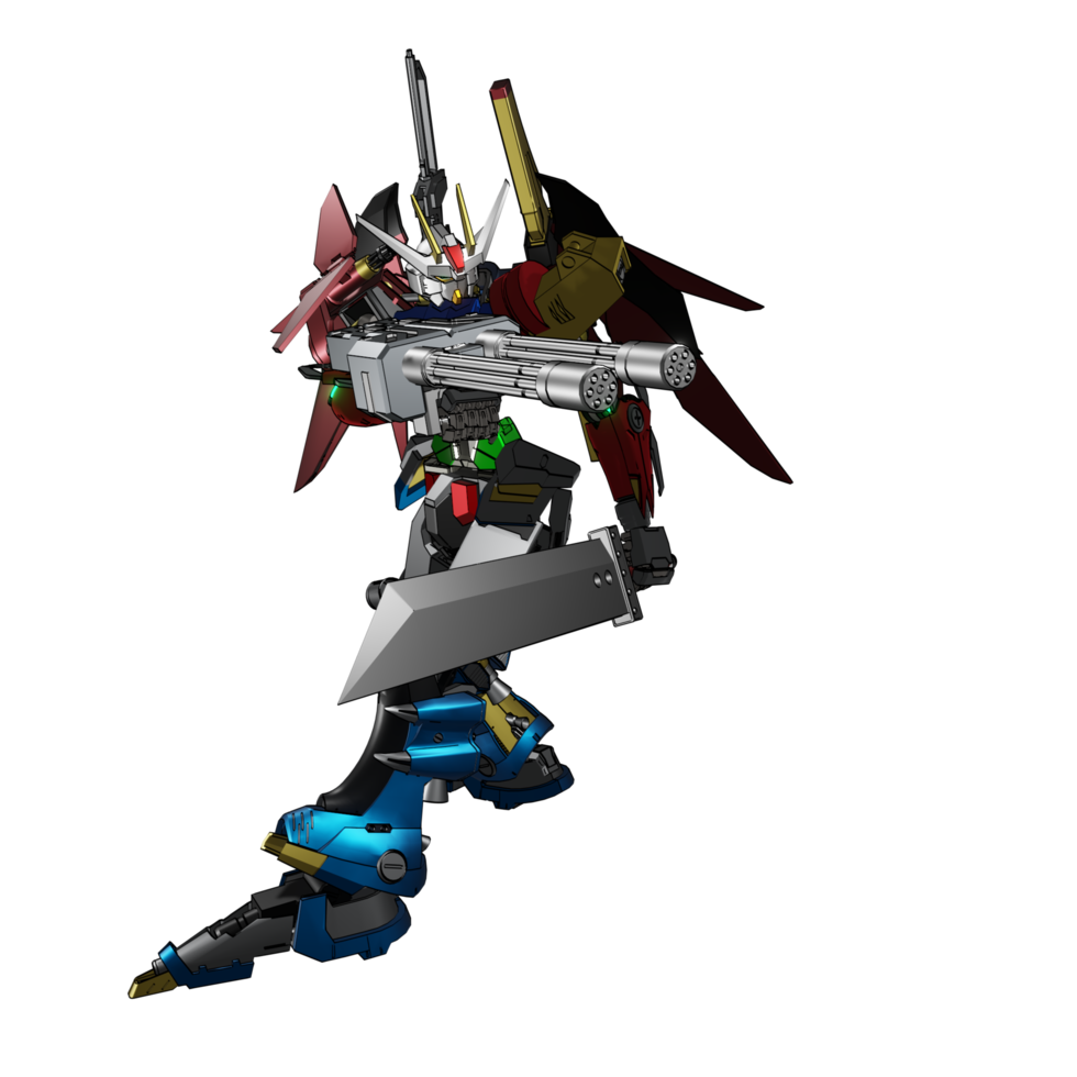 Mecha ready to attack png