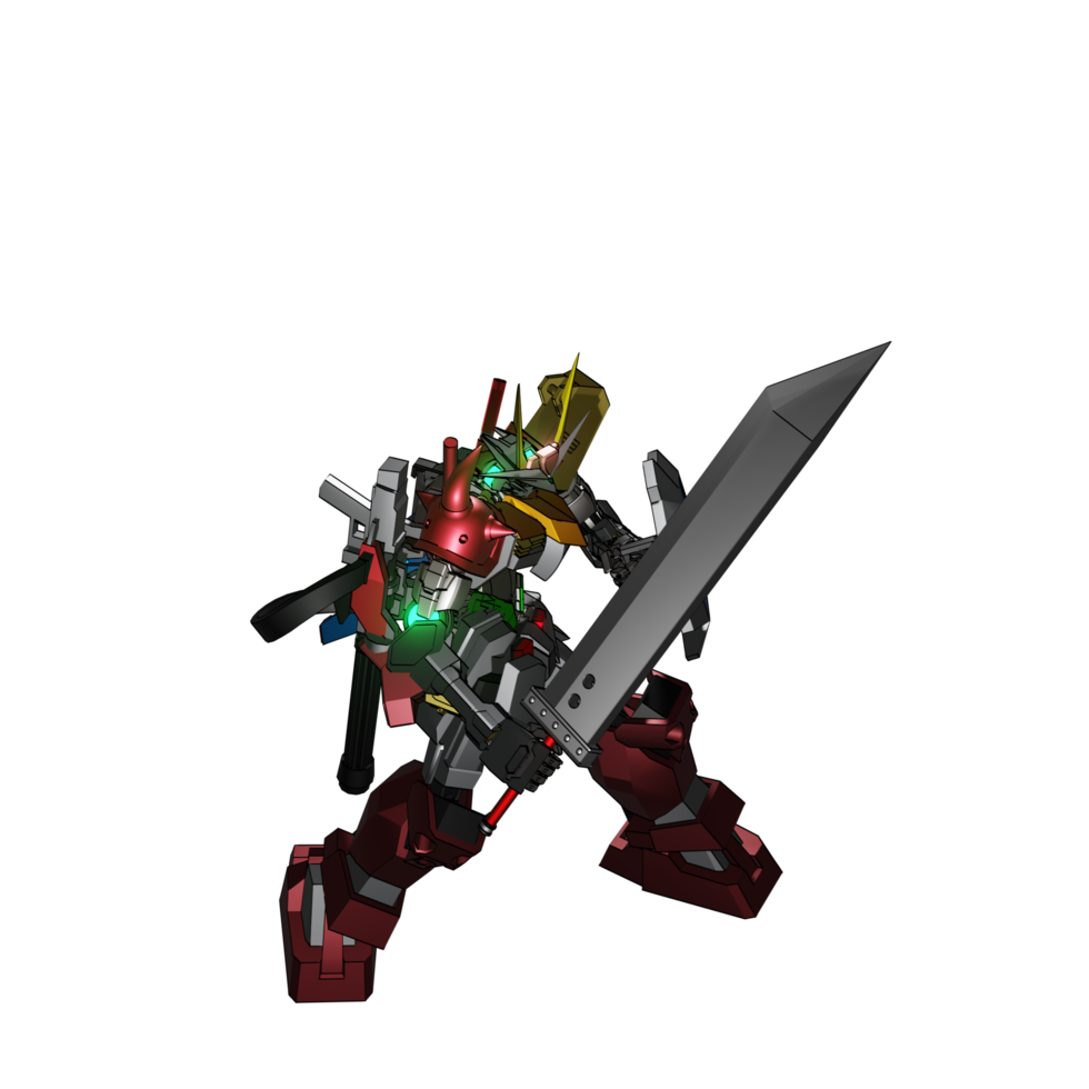 mecha listo para atacar png