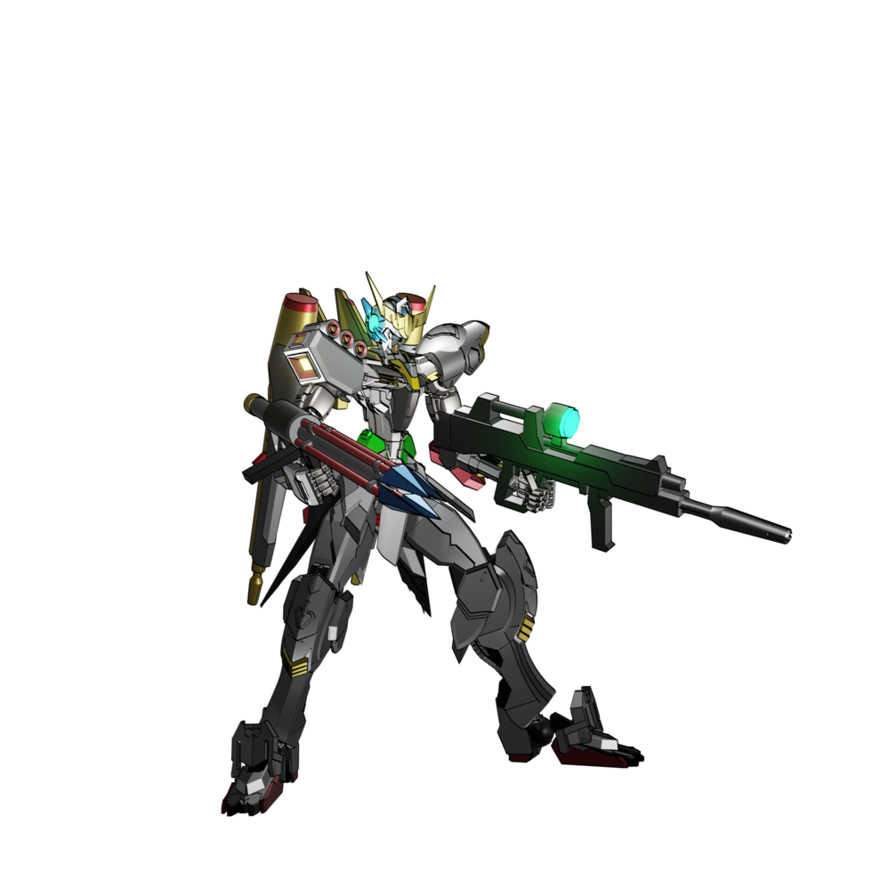 Mecha-Angriffspose png